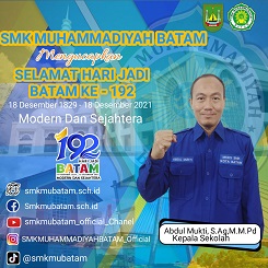 Selamat Hari Jadi Kota Batam ke-192